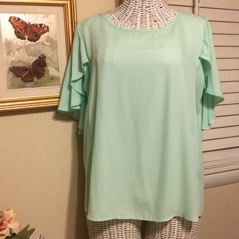 NYMPHE Los Angeles Ruffle Sleeve Blouse